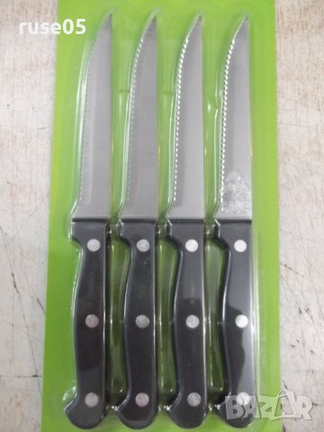 Комплект от 4 бр. ножа за пържоли нов, снимка 2 - Прибори за хранене, готвене и сервиране - 37860768