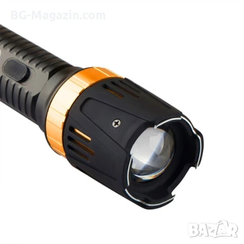 Мощен акумулаторен електрошок за самозащита с фенер кучегон самоотбрана при нападение от кучета хора, снимка 5 - Оборудване и аксесоари за оръжия - 51014733