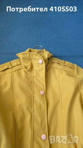 Палто цвят горчица, снимка 5 - Палта, манта - 52007951