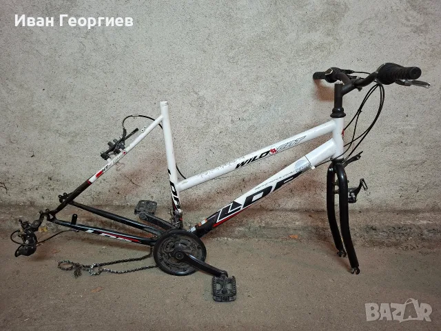 Рамка за велосипед Leader Wild Cat 28" вилка за велосипед Shimano Revo Shift скорости Лидер колело