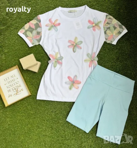 Памучни дамски комплекти , снимка 3 - Спортни екипи - 49756097