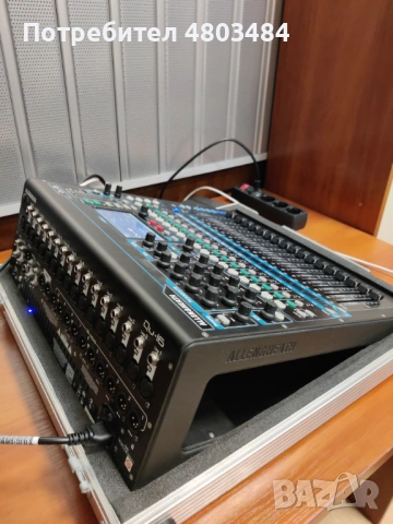 Allen & Heath Qu-16 цифров смесителен пулт с твърд кейс, снимка 3 - Ресийвъри, усилватели, смесителни пултове - 54263395