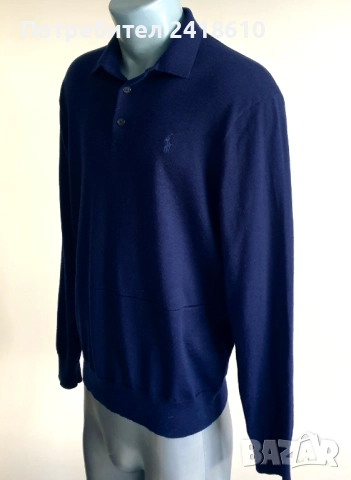 POLO Ralph Lauren  Merino  Knit Mens Size L ОРИГИНАЛ! Mъжки Пуловер, снимка 12 - Пуловери - 52918855