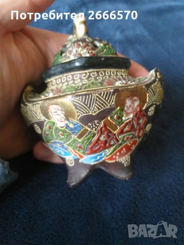 Китайски порцеланов цензер антикварен , китайско кандило, снимка 17 - Антикварни и старинни предмети - 31341002