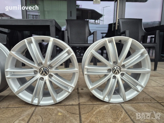 Оригинални Джанти Фолксваген Тигуан 18 цола , снимка 8 - Гуми и джанти - 53954586