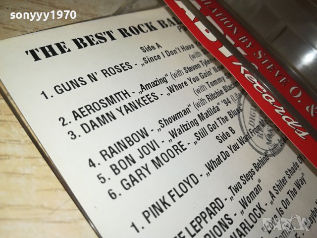 THE BEST ROCK BALLADS-КАСЕТА 0611231058, снимка 10 - Аудио касети - 42873022