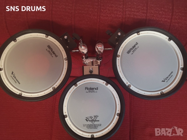 🥁 Продавам 3 броя оригинални Roland падове, снимка 5 - Ударни инструменти - 52723646