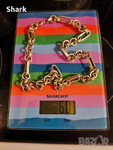 Мъжки Сребърен Ланец / Синджир 60 гр., снимка 4 - Колиета, медальони, синджири - 54236775