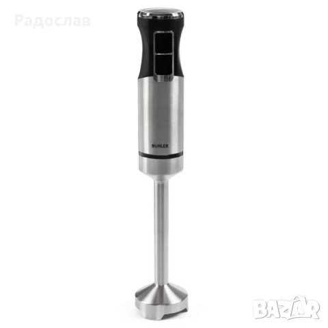 Пасатор с миксер и чопър 3в1 Muhler MB-99S, 1000W, метален.