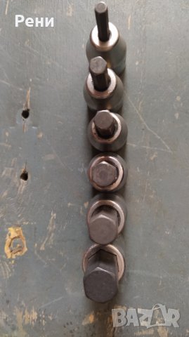 Комплект Вложки шестостен, снимка 4 - Ключове - 40414957