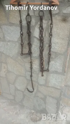 Верига за огнище -2 броя., снимка 9 - Антикварни и старинни предмети - 50276482