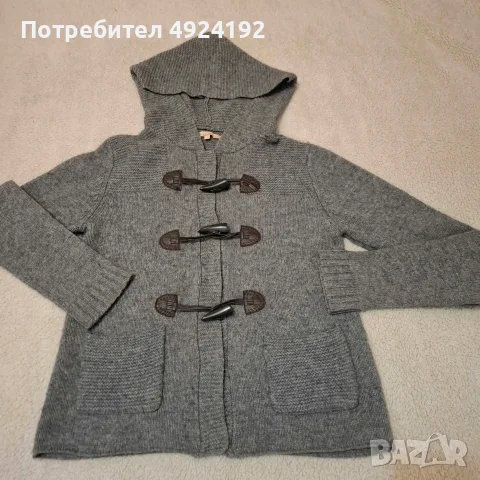 Жилетка вълнена  с качулка Sandro, снимка 7 - Жилетки - 56482253