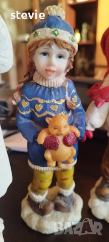 Сет от ретро фигури за коледна украса, снимка 5 - Декорация за дома - 52499606