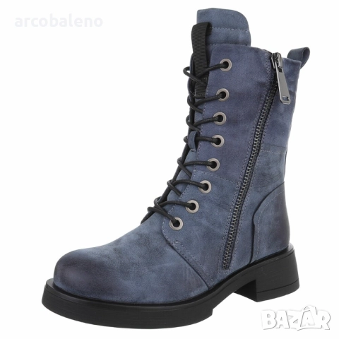 Дамски боти с връзки, 6цвята , снимка 9 - Дамски боти - 51763003