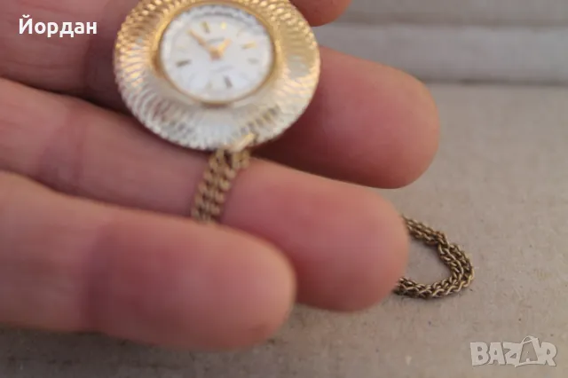 СССР дамски часовник ''Чайка'' медальон /17 камъка/, снимка 12 - Дамски - 48381882