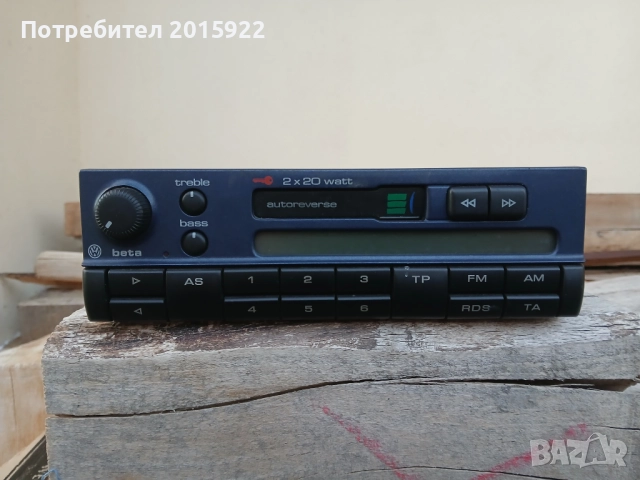 Оригинален касетофон за vw Golf 3.4..vento.passat.vw schiroko.polo.vw pink Floyd .Beta.4., снимка 2 - Аксесоари и консумативи - 52405981