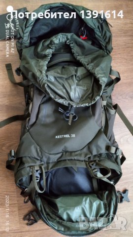 Osprey Kestrel 38 Picholine Green , снимка 11 - Раници - 39351961