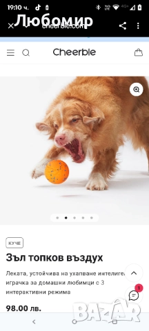 Леката, устойчива на ухапване интелигентна играчка за домашни любимци с 3 интерактивни режима