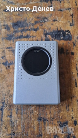 часовник будилник дигитален Marksman Марксман с кожено калъфче за бюро, снимка 4 - Други - 54066648