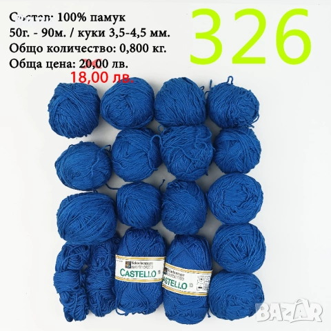 Евтини прежди в малки количества - нови и остатъци , снимка 5 - Други - 52042509