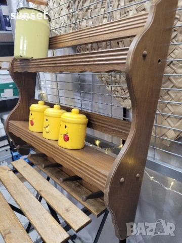 голам дървен стелаж, етажерка, снимка 8 - Етажерки - 50642299