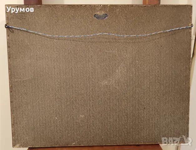 Литография на известния белгийски художник Edmond Van Dooren? – началото на 20 век., снимка 8 - Антикварни и старинни предмети - 49091848