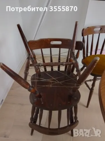 Троянски комплект за трапезария , снимка 13 - Маси - 48388251