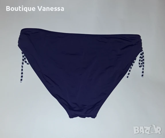 Дамски бански от две части в бяло и синьо , снимка 2 - Бански костюми - 50733230