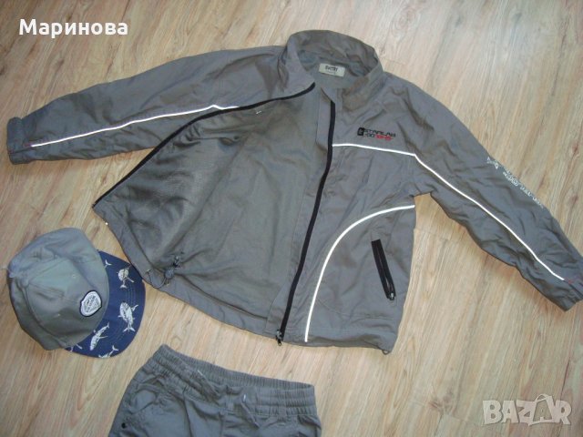 Нови Панталон,Шапка,Яке в сиво+подарък дънки, снимка 5 - Детски панталони и дънки - 31482441