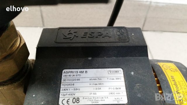 Помпа за вода ESPA ASPRI 15 4M B, снимка 9 - Напояване - 29929511