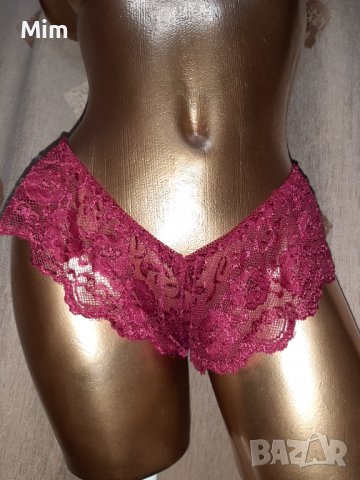 4XL Червена дантелена бразелиянка , снимка 7 - Бельо - 39806873