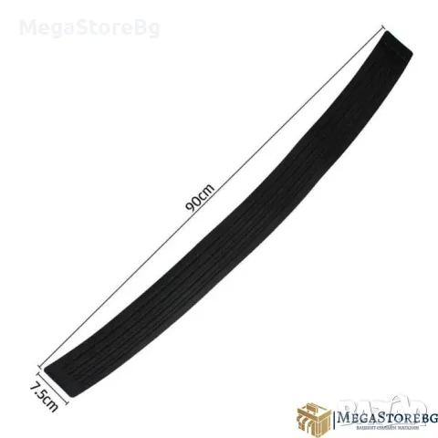 Гумена Декорация За Задна Броня 2002 Черна и с червен кант, снимка 3 - Аксесоари и консумативи - 48063701