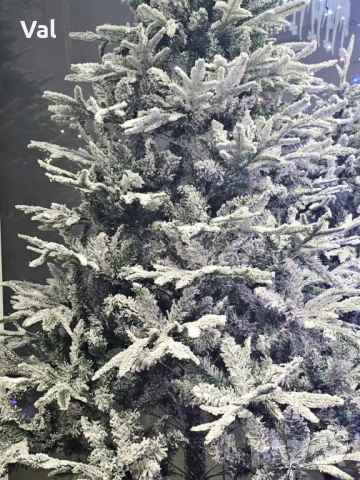 Изкуствена елха Kring Melbourne , цялата заснежена с метална стойка, снимка 13 - Декорация за дома - 52516572