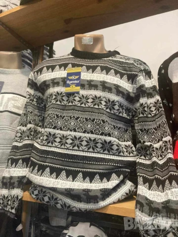 Мъжки коледен пуловер 