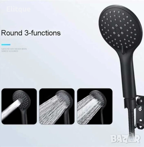 Стенен смесител за вана с ръчен душ неръждаема стомана, снимка 7 - Други стоки за дома - 52854034