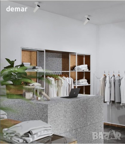 Aisilan прожектор LED бял димируем въртящ се за таван 7W 3000K - бял, снимка 7 - Прожектори - 42807583