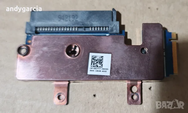 Dell Precision 7530 7540 7730 7740 M.2 NVEM to SATA 2.5 HDD HARD DRIVE BOARD CADDY кади държач диска, снимка 6 - Кабели и адаптери - 56167104