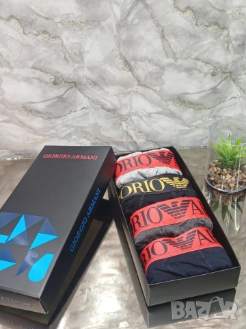 боксерки в кутия hermes hugo boss lacoste calvin klein , снимка 8 - Бельо - 51960277