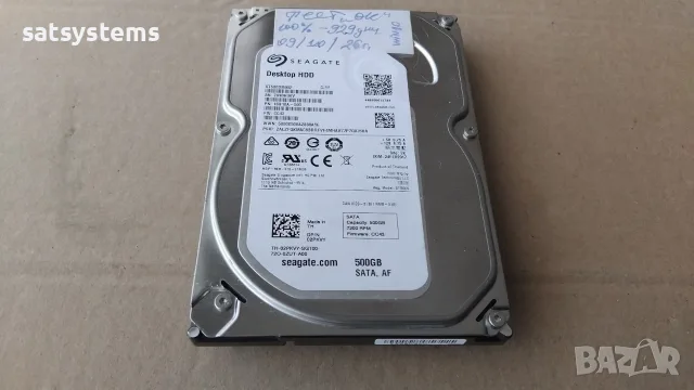 Хард диск Seagate Barracuda Desktop HDD ST500DM002 500GB SATA 6.0Gb/s 