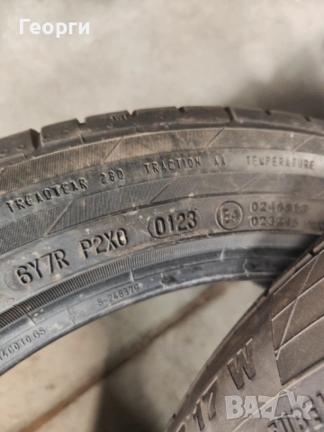 2бр. летни гуми 225/45/17 Continental, снимка 4 - Гуми и джанти - 53931351