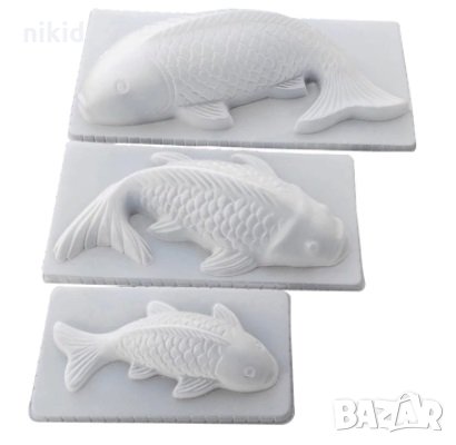 по-малка риба шаран пластмасова готварска форма поликарбонат желе за вашата маса идея украса молд, снимка 2 - Форми - 30894827