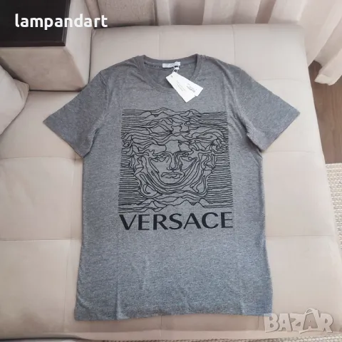 Тениска Versace Medusa сива