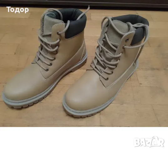 Зимни обувки боти кавалер Меркурий български кожени набук