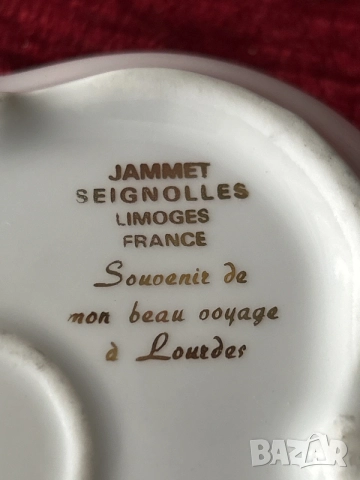Винтидж порцеланова кутийка Limoges (Jammet Seignolles) , снимка 3 - Антикварни и старинни предмети - 55833341