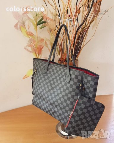 Черна чанта  Louis Vuitton  Neverfull , снимка 2 - Чанти - 37733377