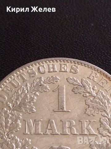 СРЕБЪРНА МОНЕТА 1 марка 1914г. Германска империя Вилхелм втори 37170, снимка 2 - Нумизматика и бонистика - 40465224