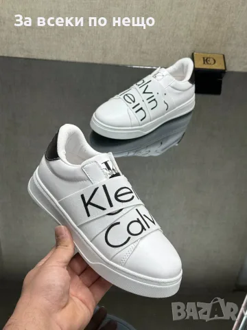 Calvin Klein Дамски Маратонки👟Дамски Спортни Обувки Келвин Клайн - Бели Или Черни Код SEM-388, снимка 2 - Маратонки - 55865847