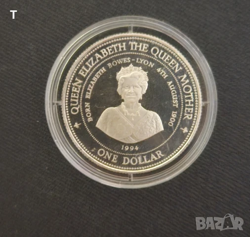 Един долар 1993 - Барбадос - сребро, снимка 1