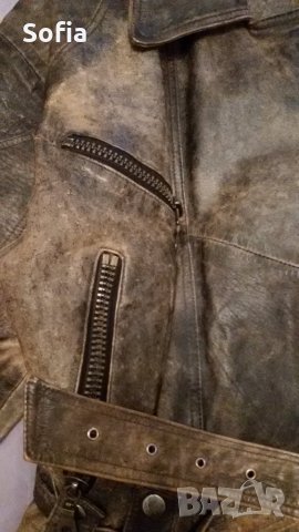 Дамско рокерско яке ест.кожа - М/Л размер  , снимка 10 - Якета - 30207922
