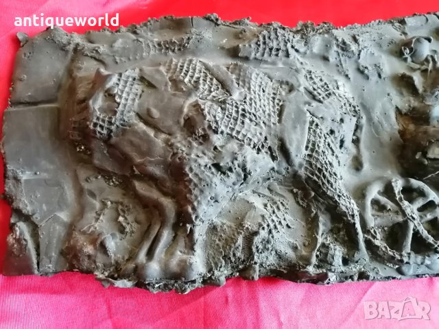 Уникат Авторски Бронзов Барелеф ,Пано 14кг, снимка 4 - Антикварни и старинни предмети - 34929260